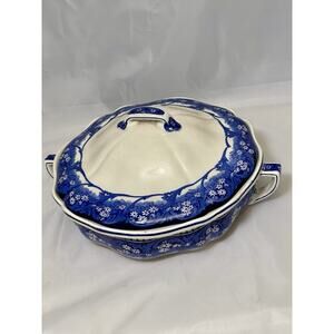 Royal Doulton Marjorie Pattern round Lidded serving Bowl tureen antique 1920s
